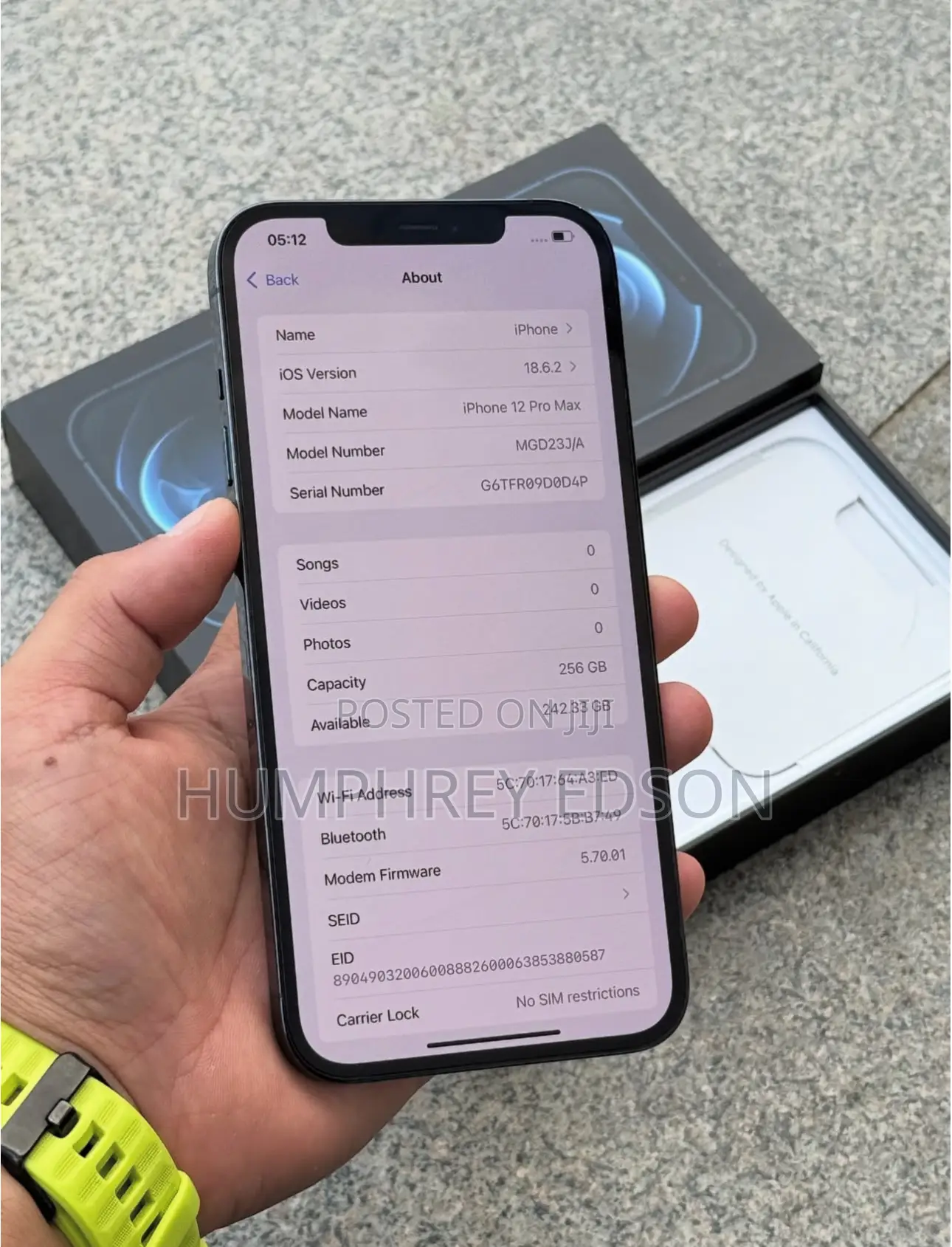 New Apple iPhone 12 Pro Max 128 GB Blue