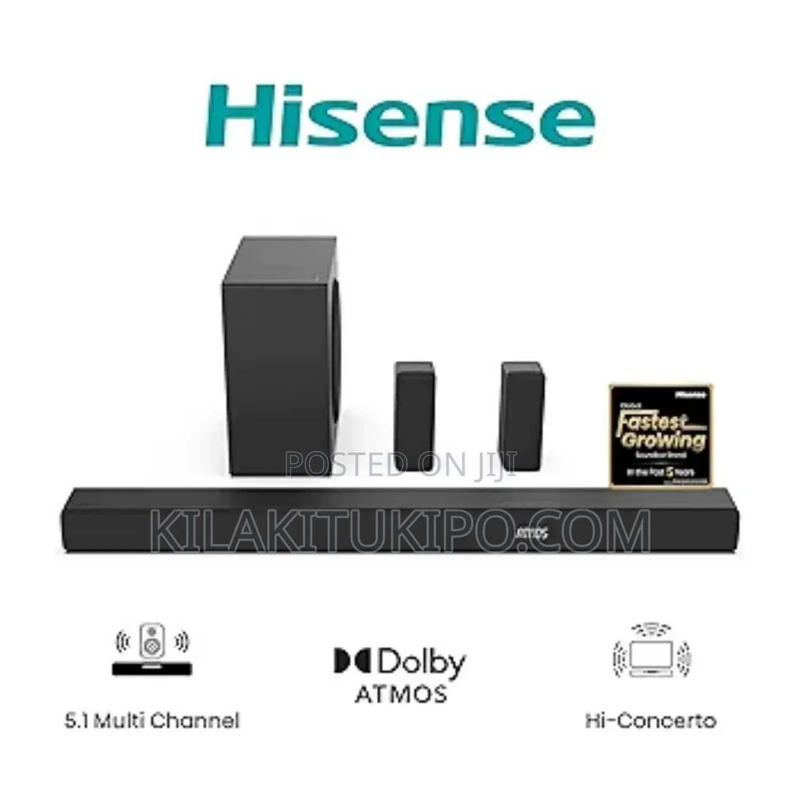 Hisense Sound Bar Ax5100q Power 580w