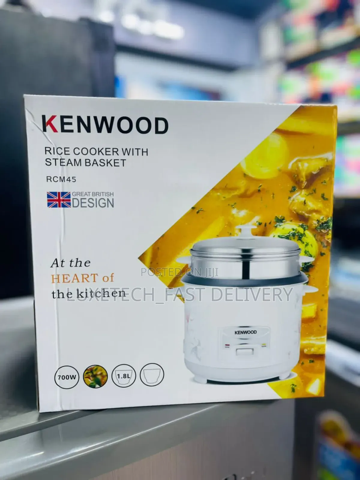 Kenwood 2-in-1 Rice Cooker 1.8 Litres With a Steam Basket