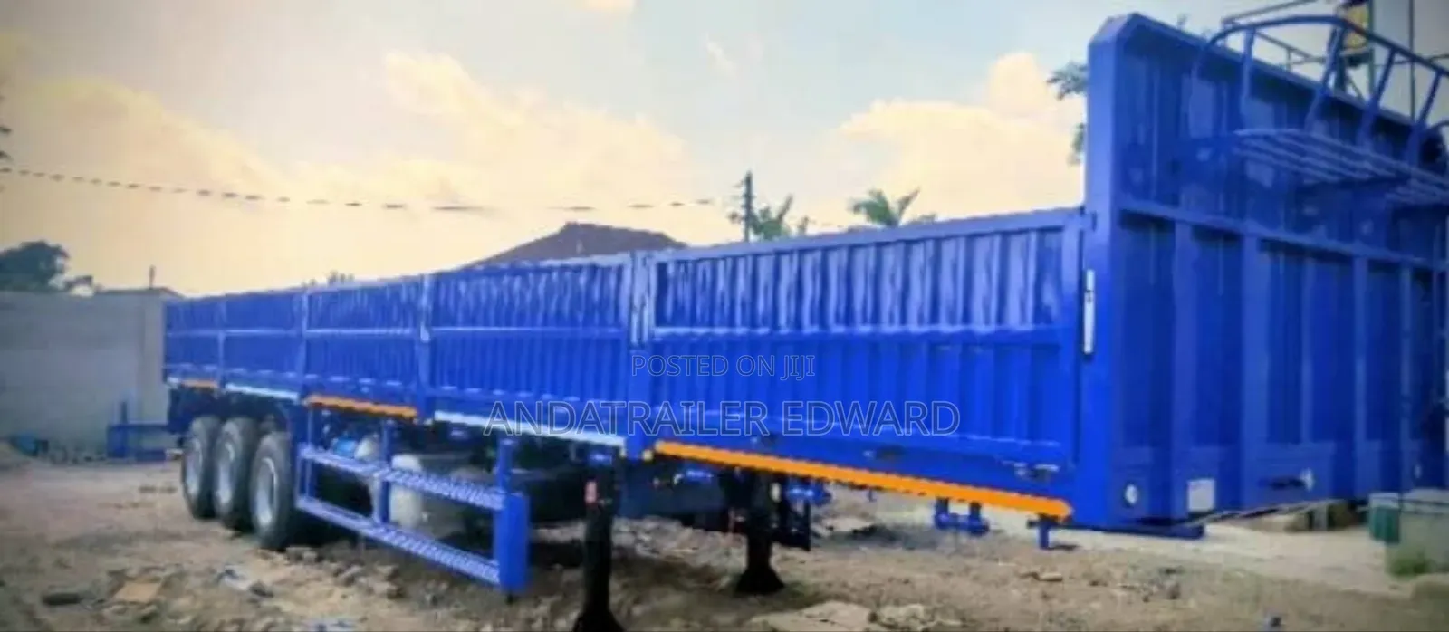 Side-Door Semi Trailer With Spring