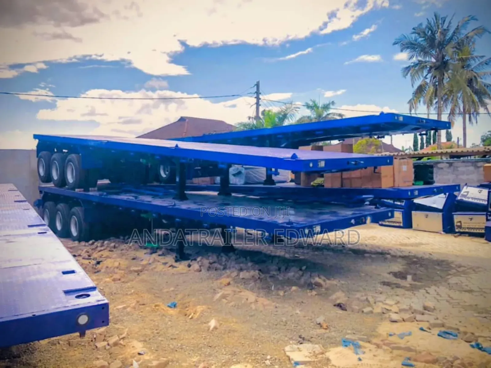 Side-Door Semi Trailer With Spring