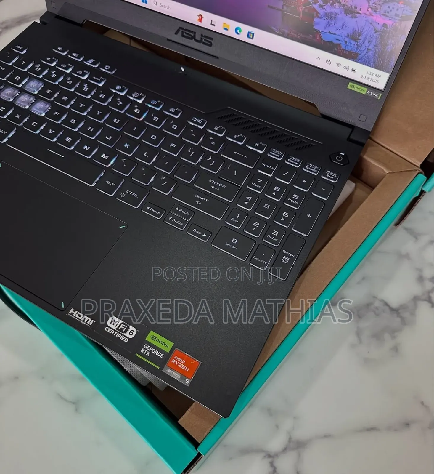 New Laptop Asus TUF Dash F15 16GB AMD Ryzen 9 SSD 512GB