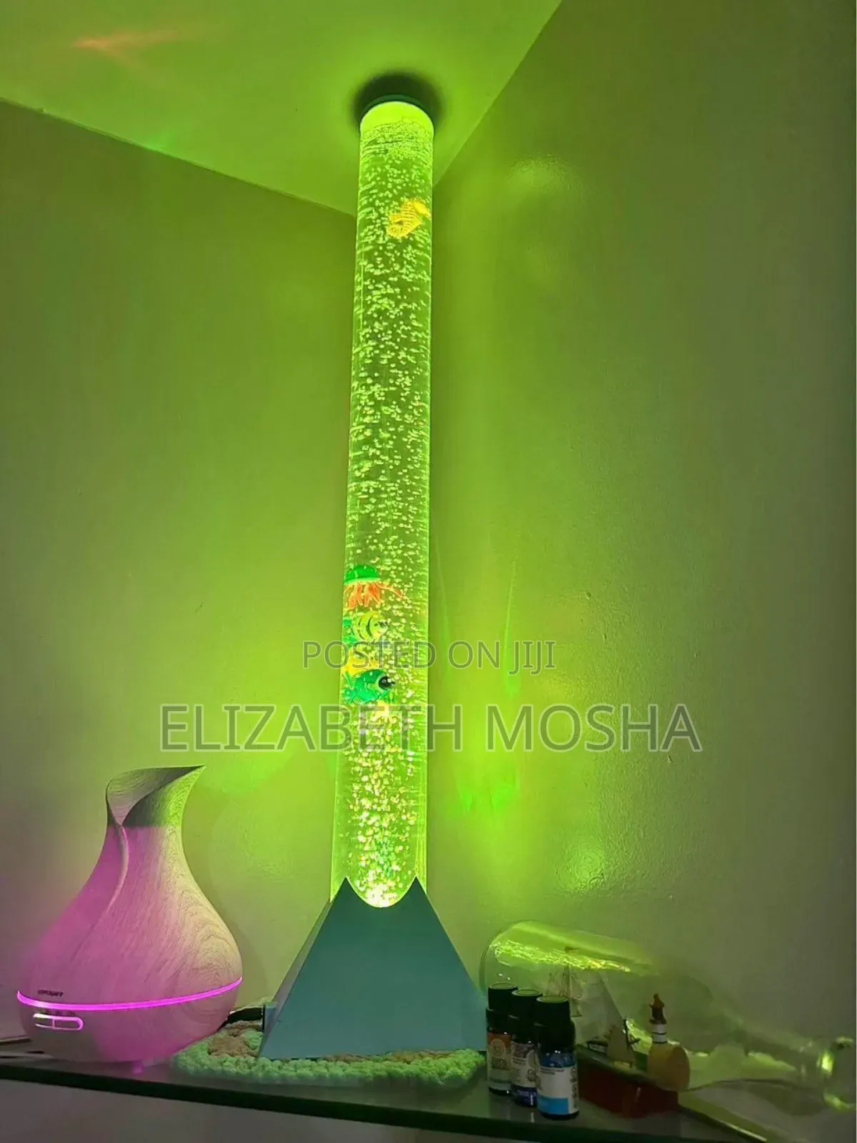 Led Water Bubbling Tower Lamp