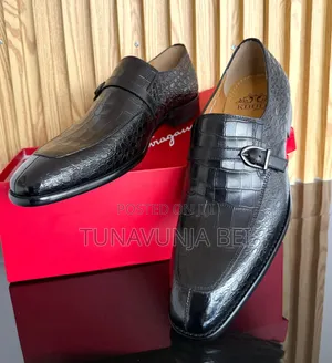 Crocodile  Leather Shoes / Ferregamo Shoes Brand