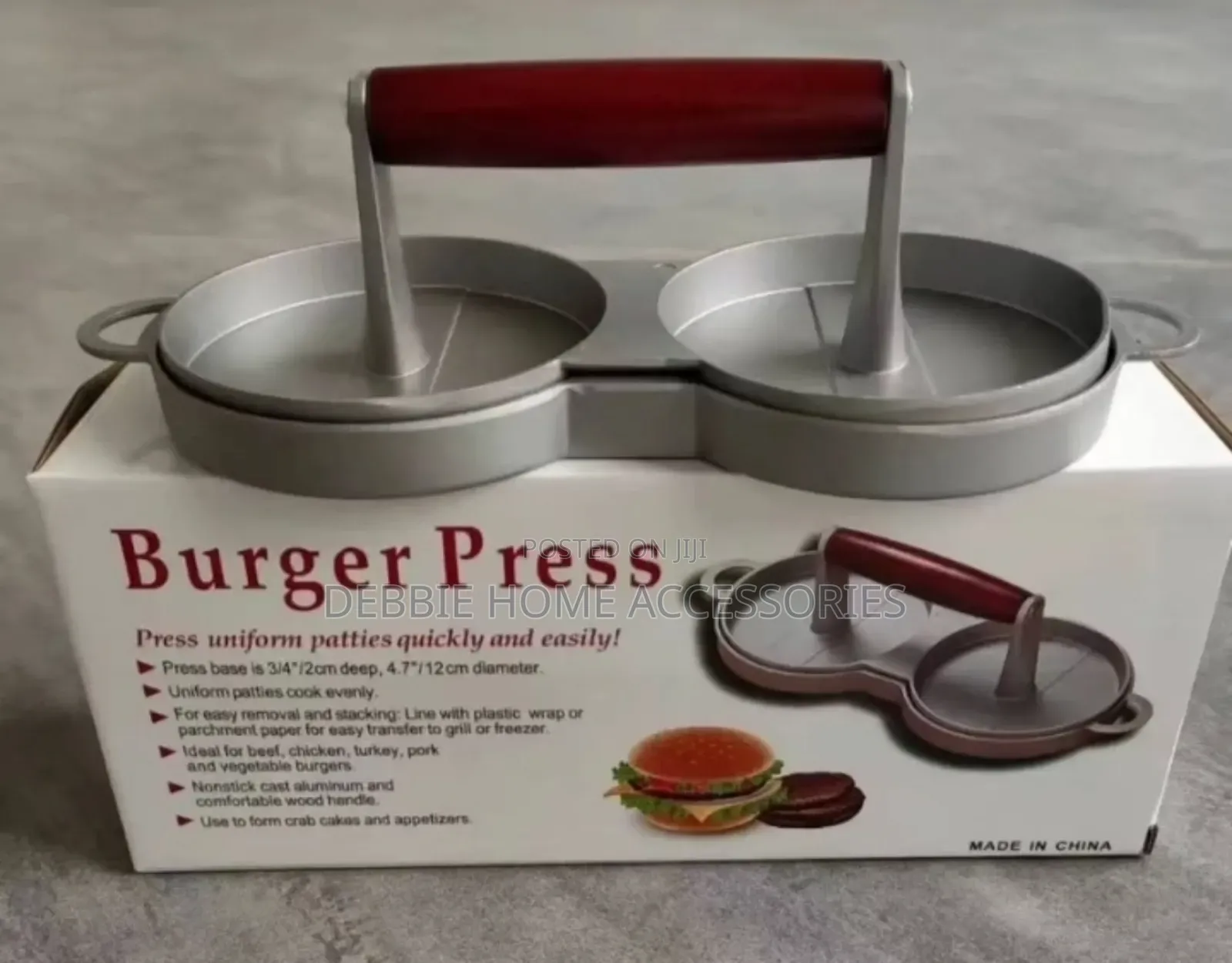 Double Burger Press Maker