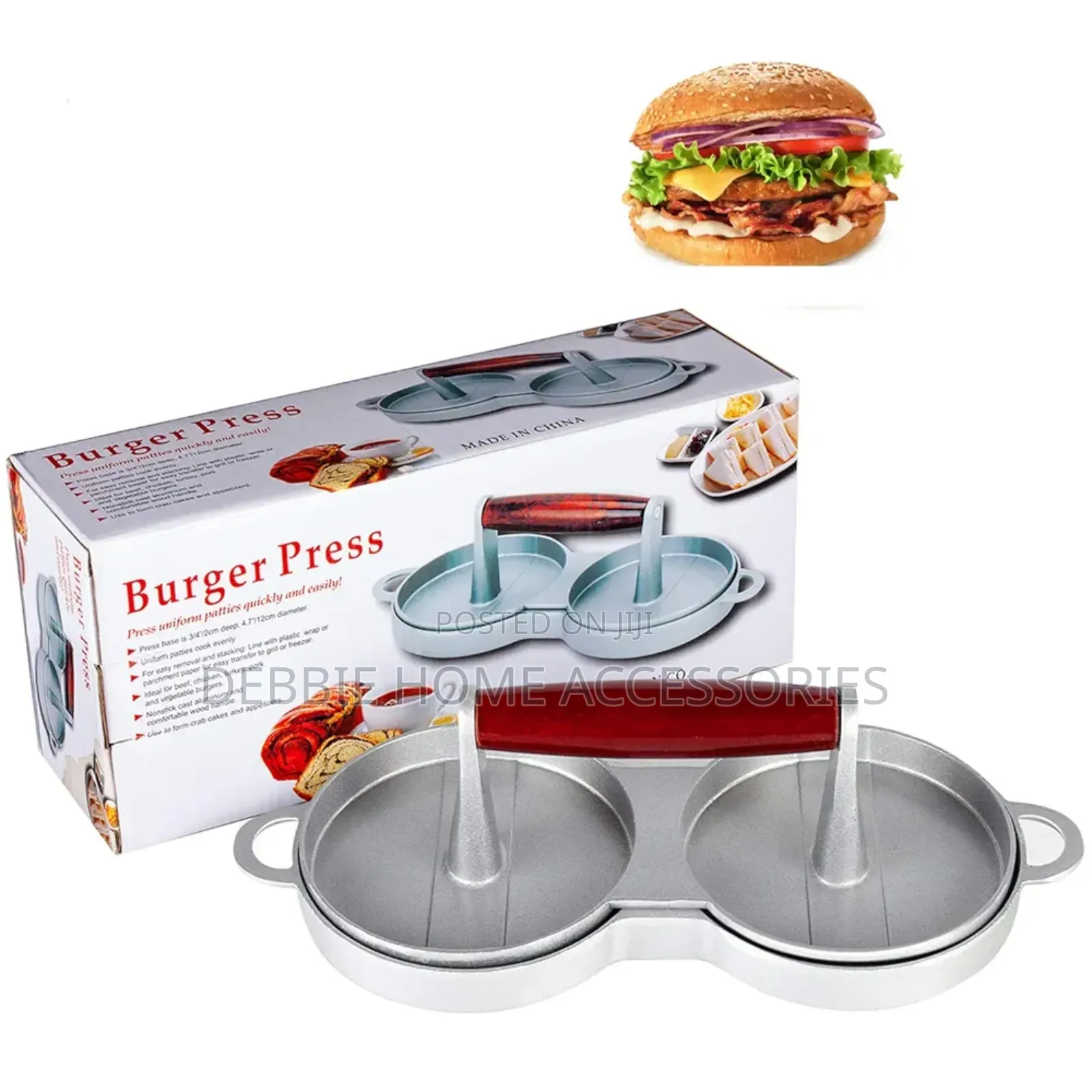 Double Burger Press Maker