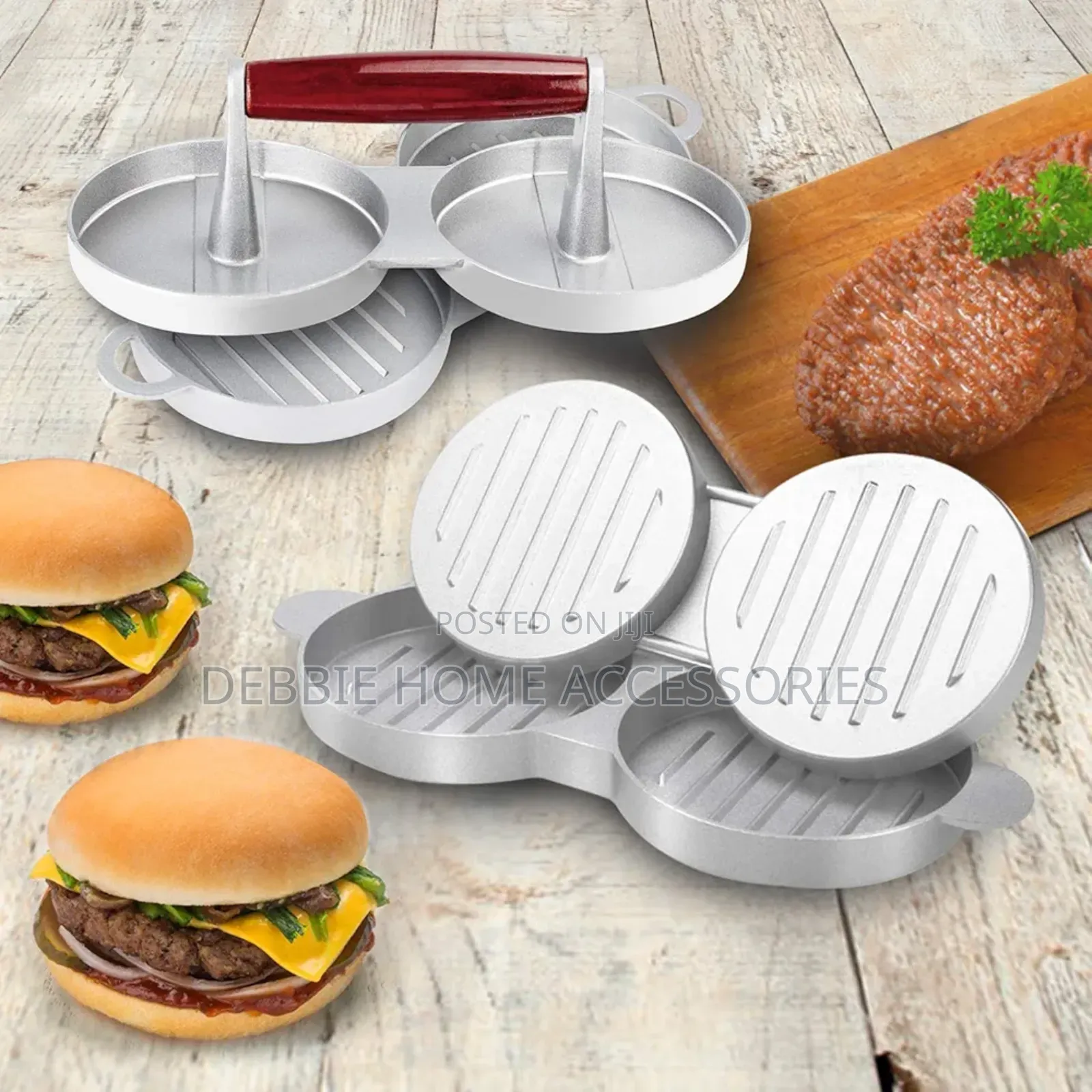 Double Burger Press Maker