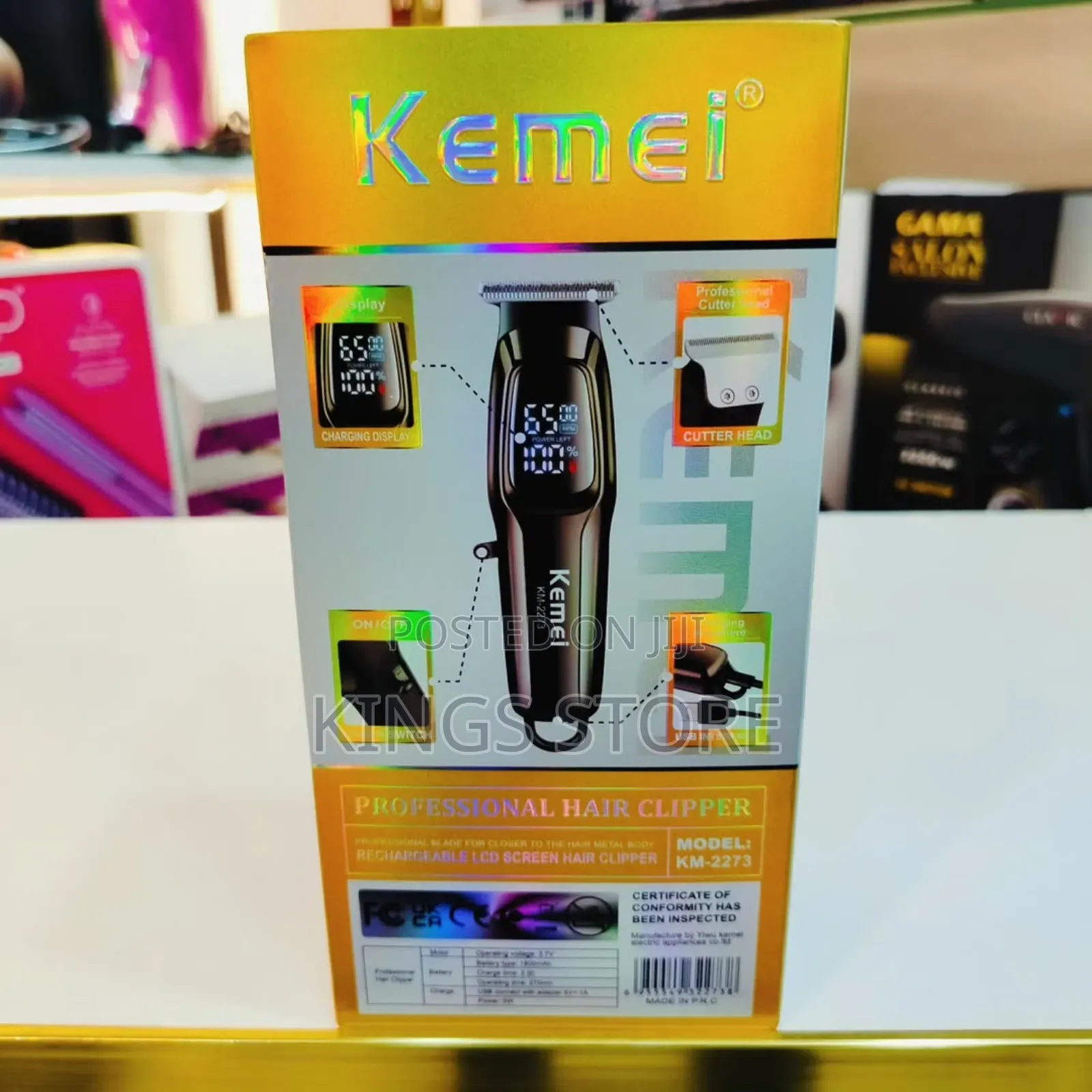 Kemei Km-2273 Professional Men's Hair Cutting Machine