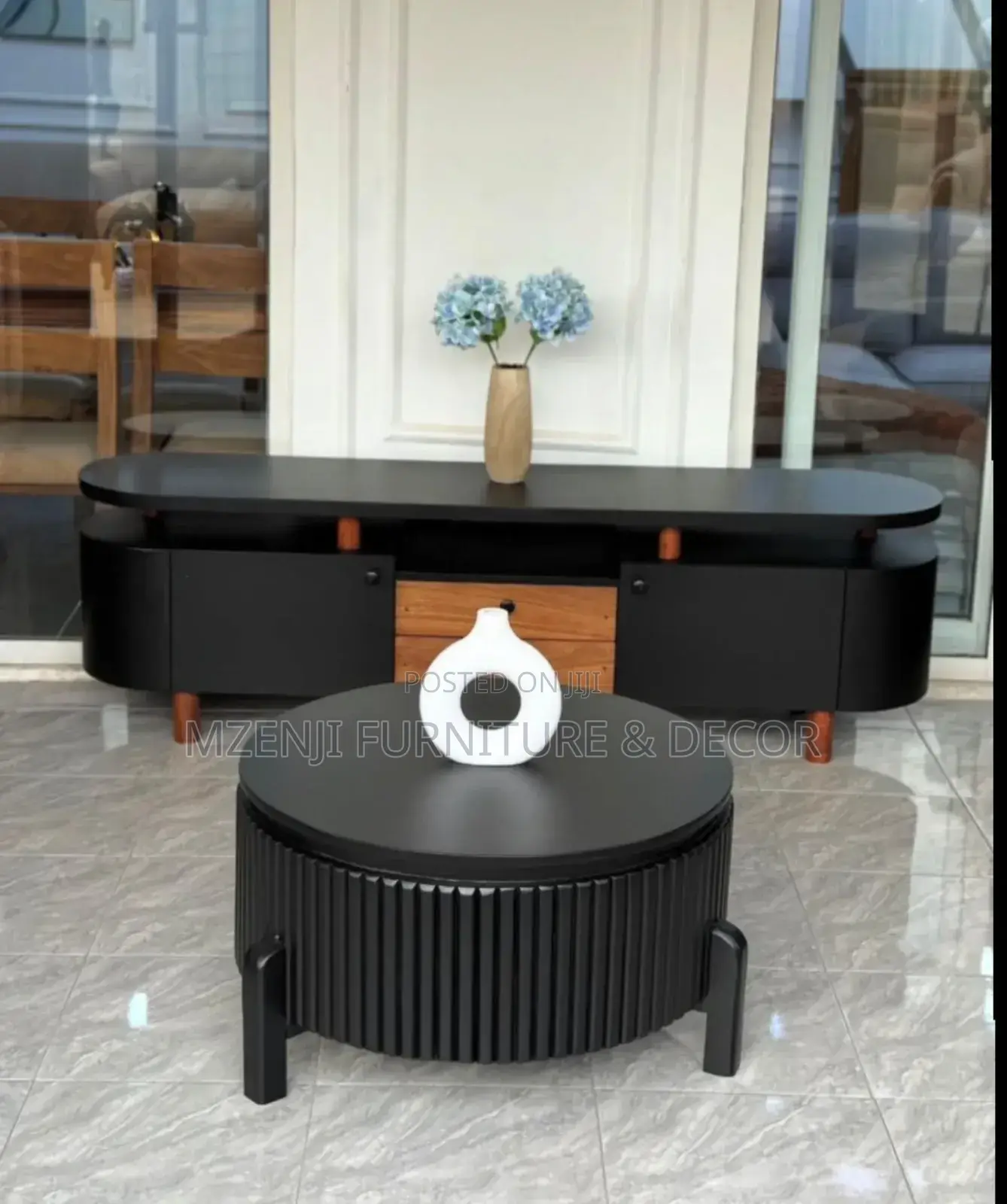 Showcase Na Coffee Table Black Color