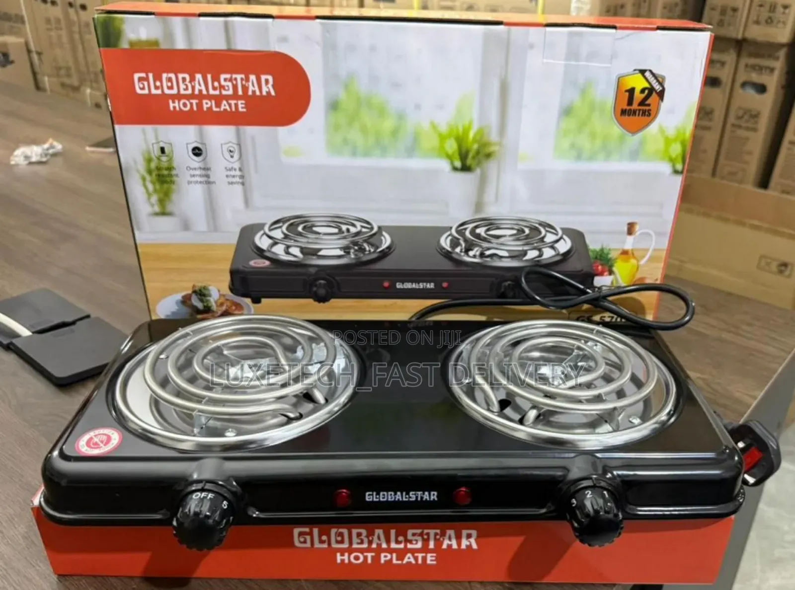 Global Star Double Electric Hot Plate