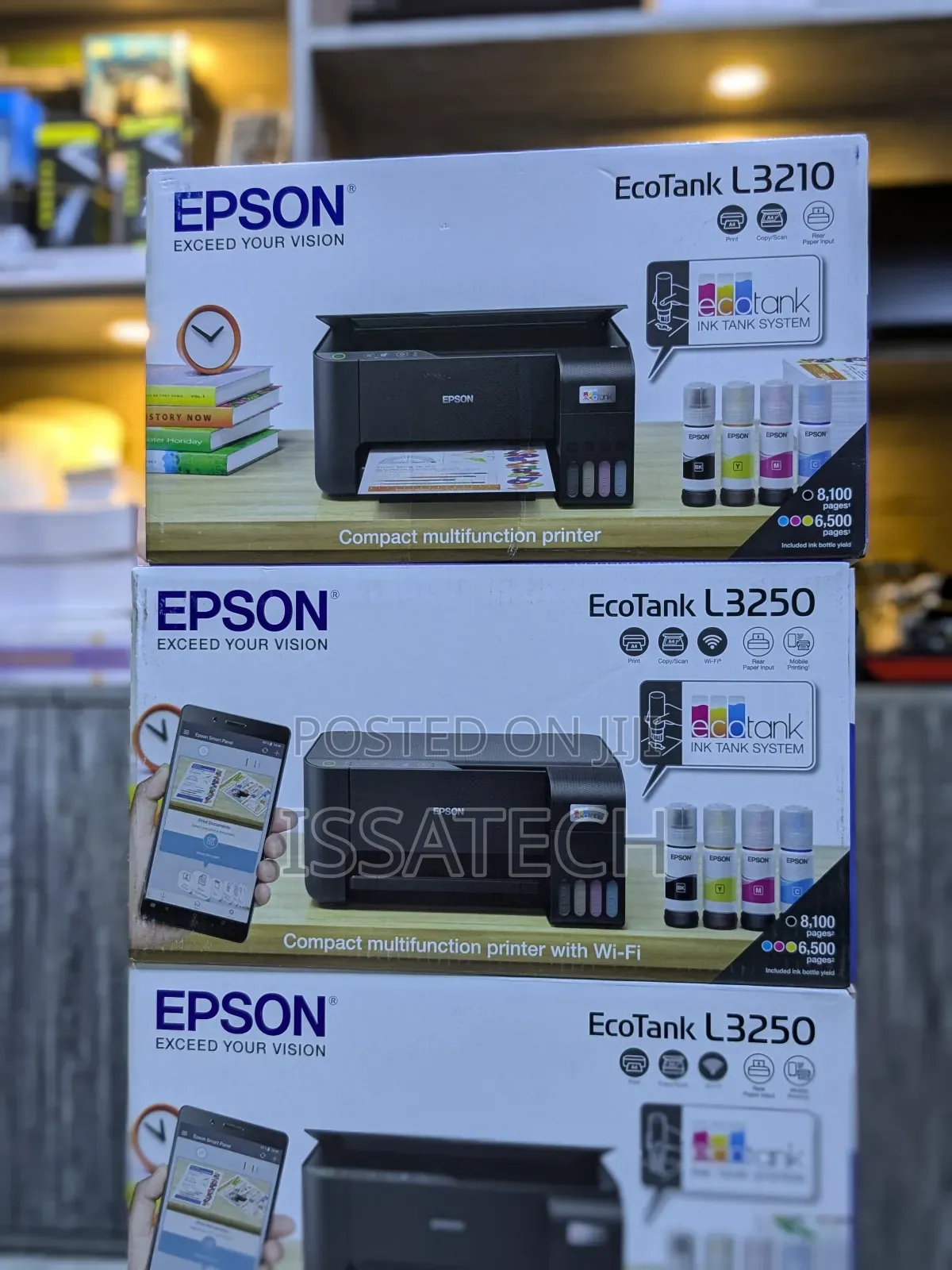 Epson L3250 Print,Scan and Copy and Wireless