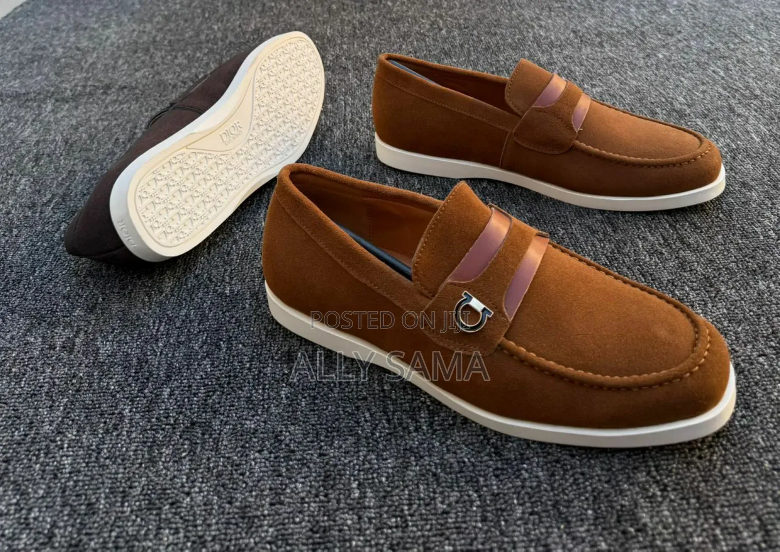 Memen's Loafers Dior Material Suede