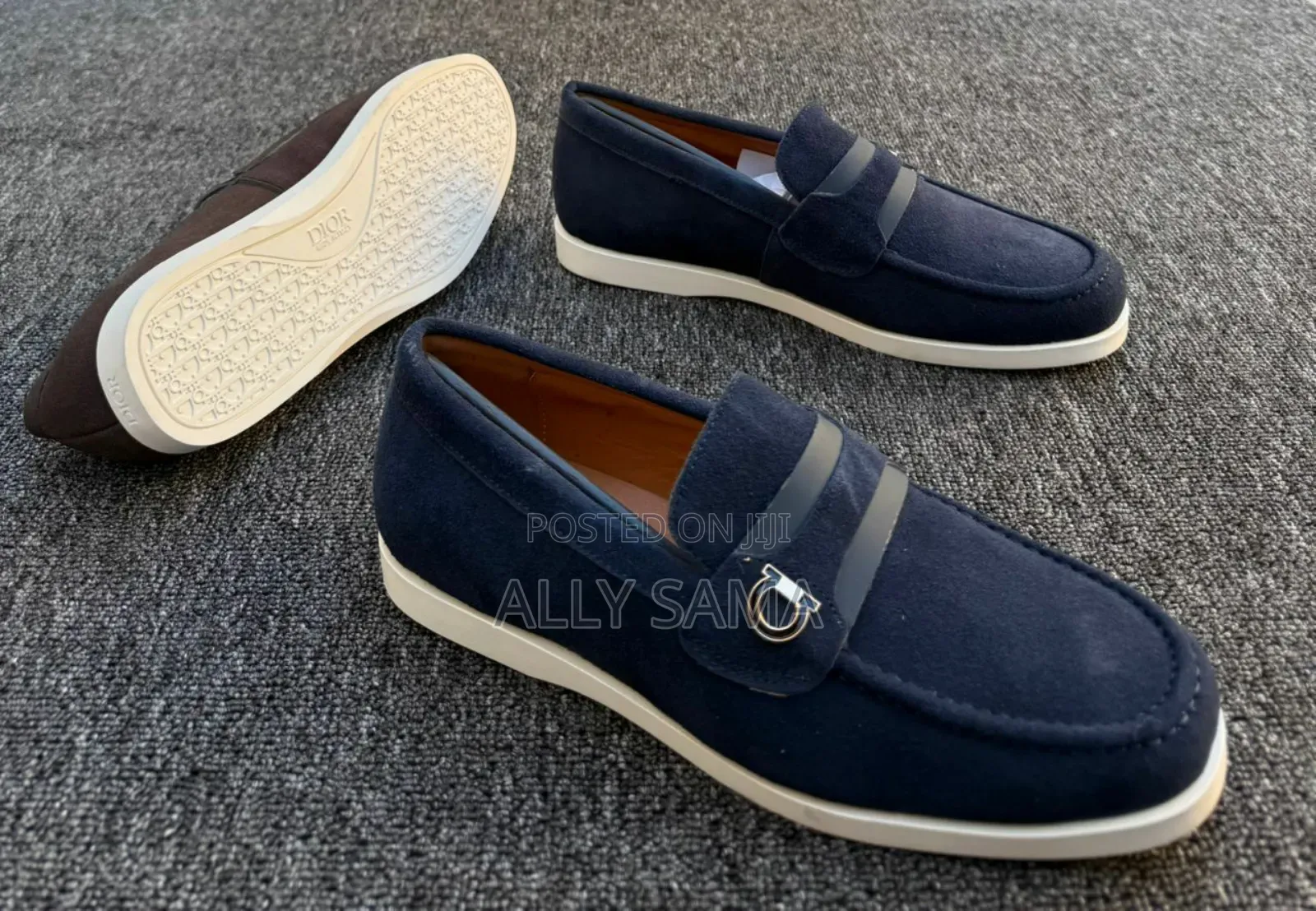 Memen's Loafers Dior Material Suede
