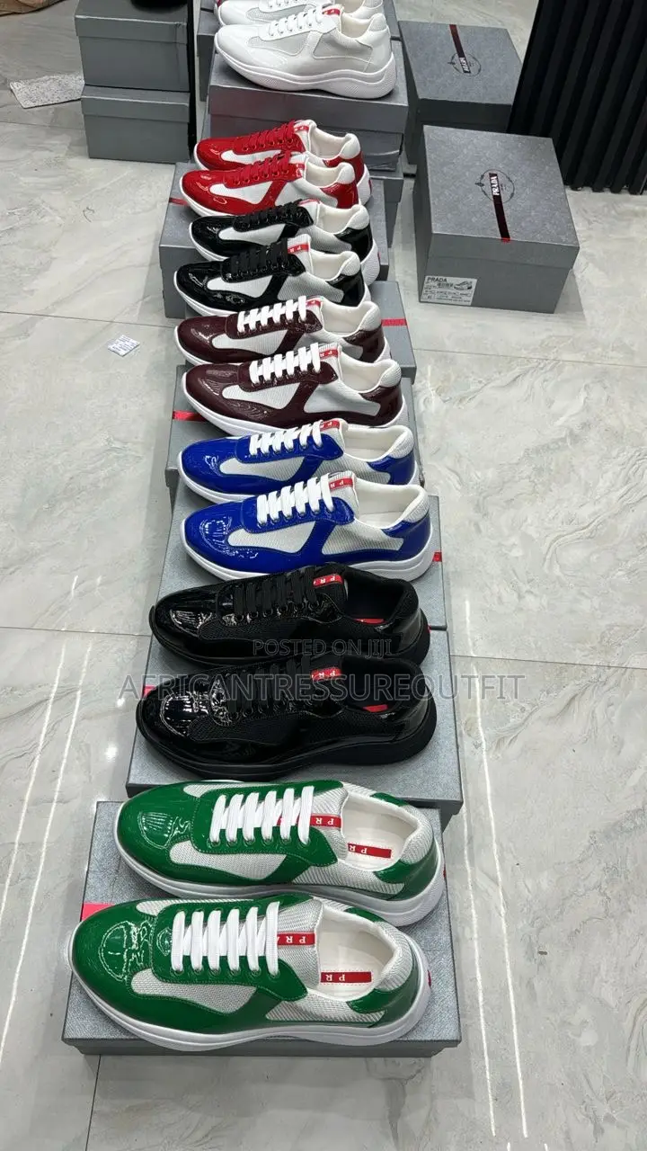 Prada American Sneaker New Collection All Colours Available Size 40–45
