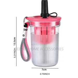 480ml Colorful Straw Cup