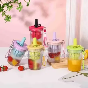 480ml Colorful Straw Cup