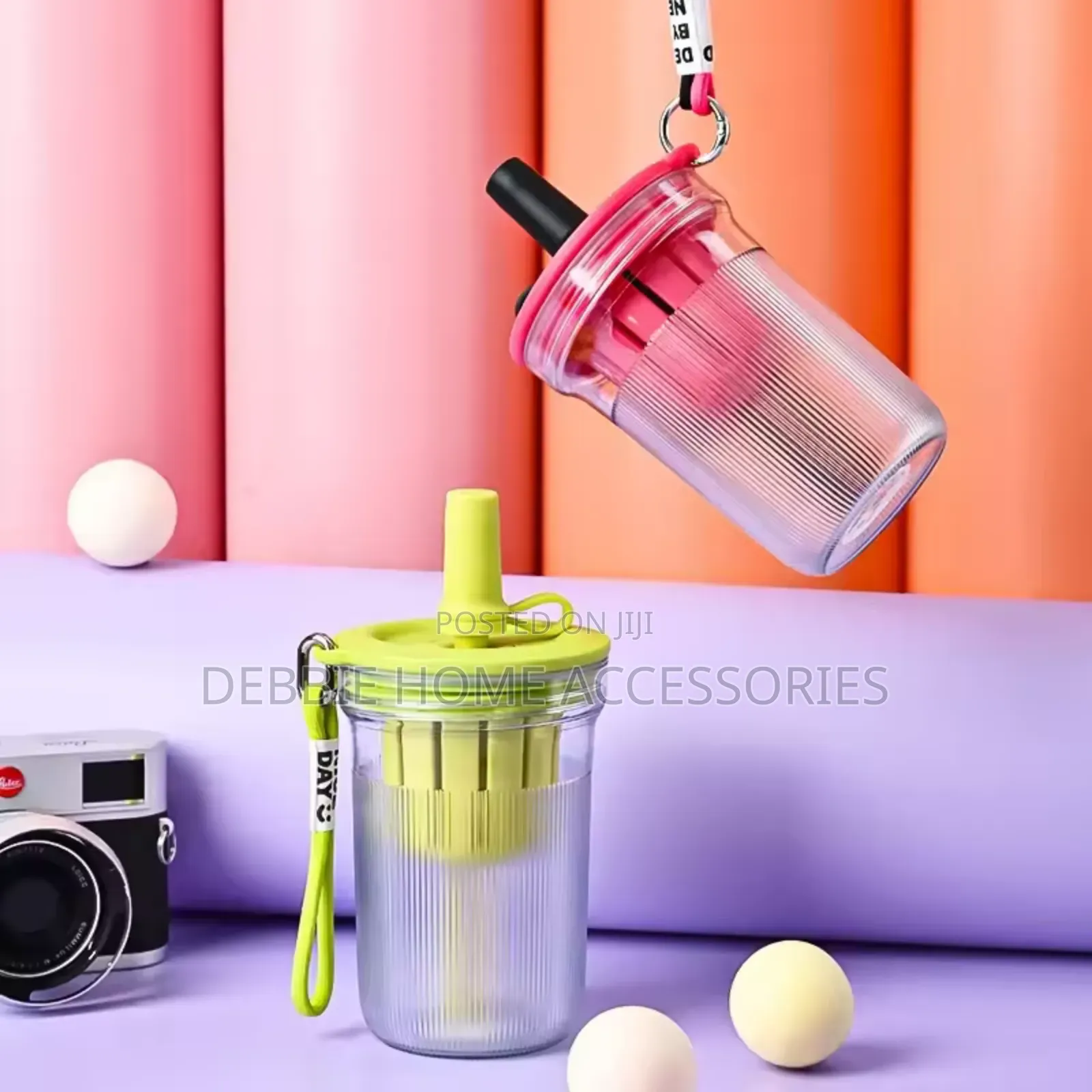 480ml Colorful Straw Cup
