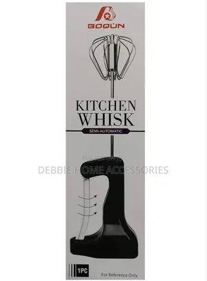 Manual Hand Blender (Kitchen Whisk )With Plastic Handle Multi Color