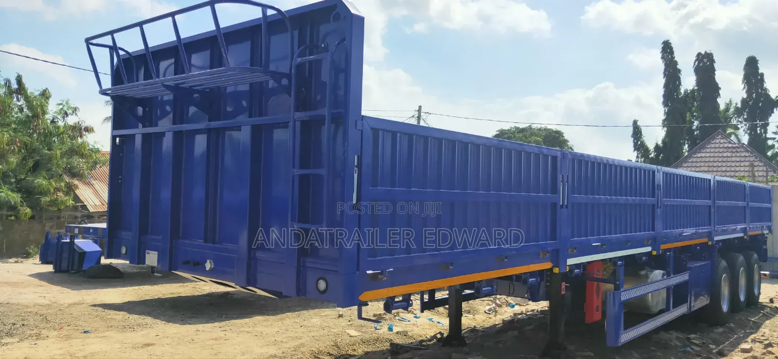 Side-Door Semi Trailer With Spring