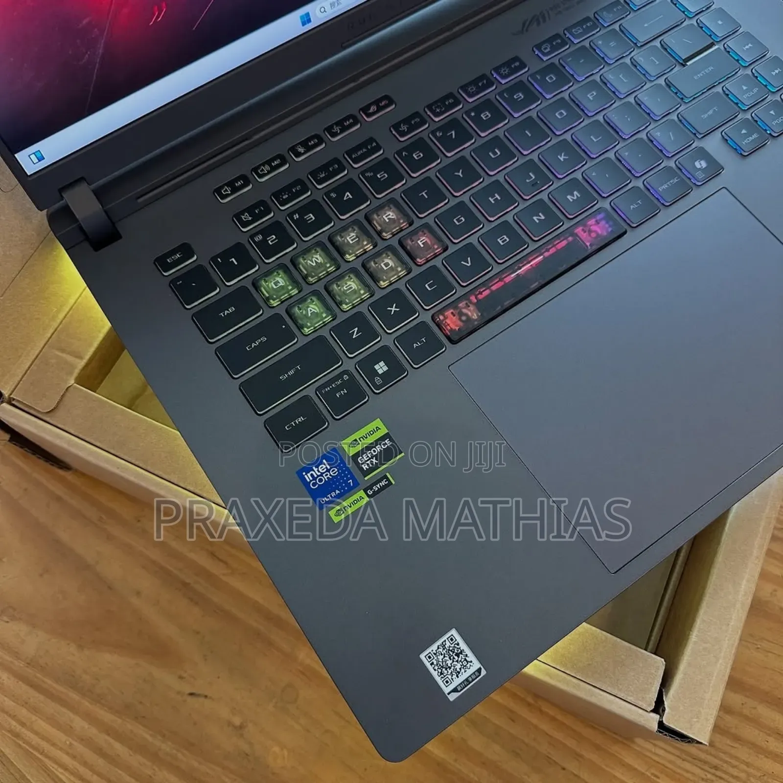 New Laptop Asus ROG Strix G16 G614 32GB Intel Core Ultra 7 SSD 1T