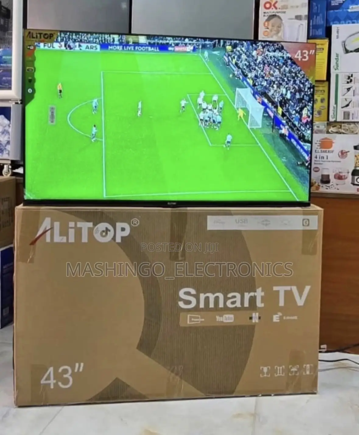 Alitop Smart Tv Inch 43 Frameless Full Hd