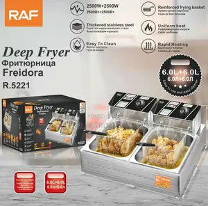 *Raf Deep Fryer Double 12l