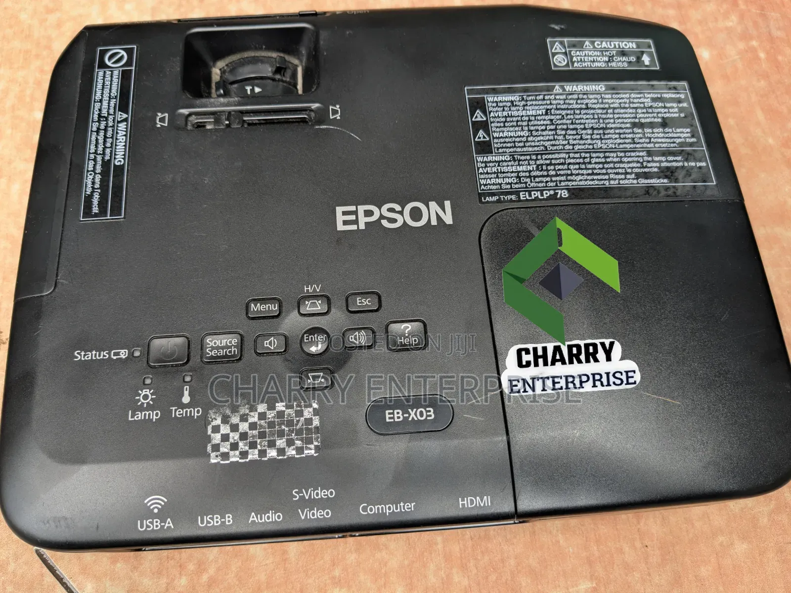 Epson Eb-X03 3lcd Portable Projector Perfect for Office and Home Use
