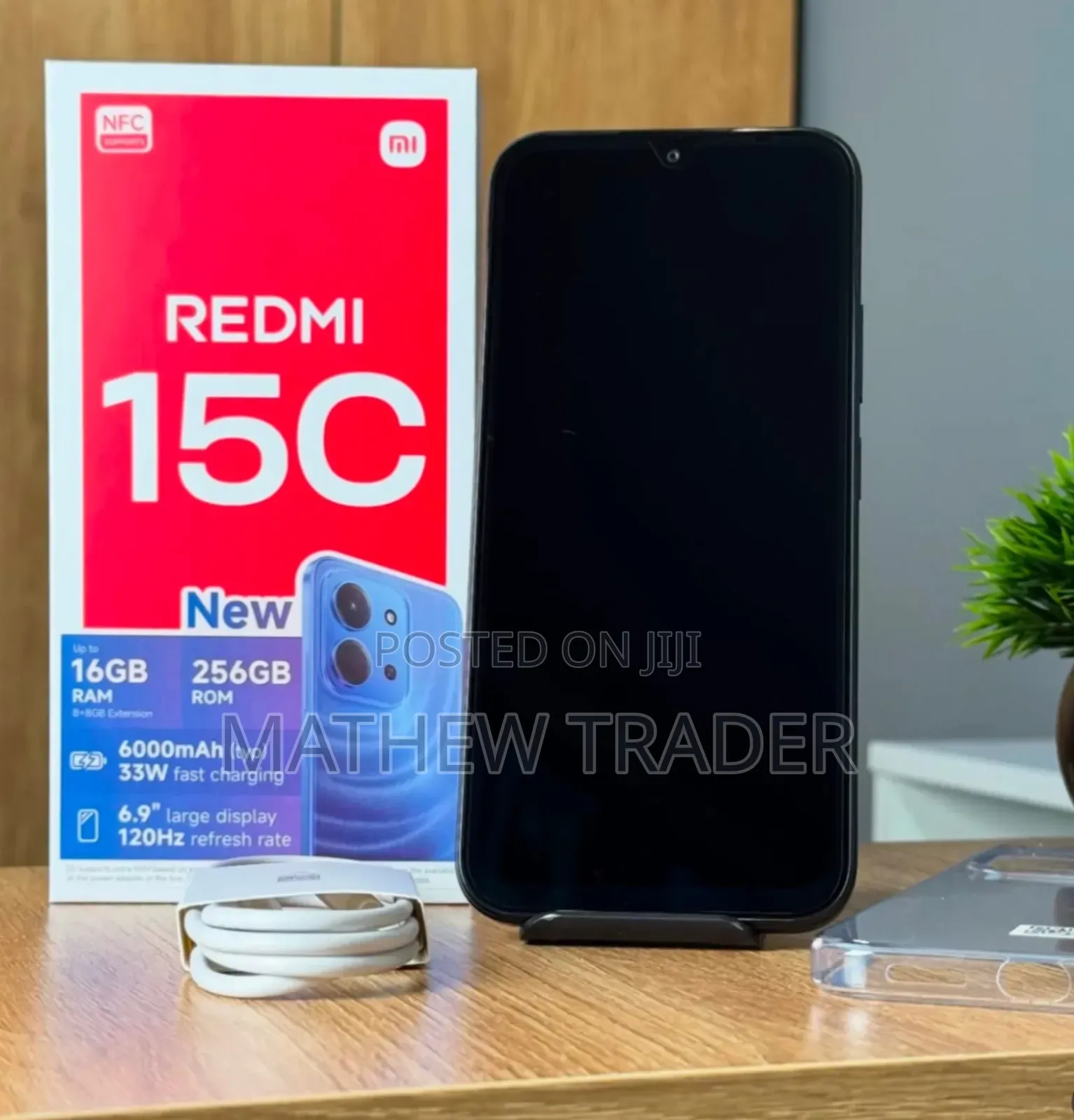 New Xiaomi Redmi 15C 4G 256 GB Black