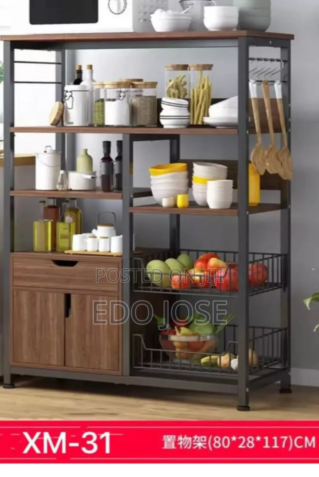 Kitchen Shelves With Cabinets