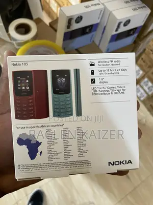 New Nokia 105 Black