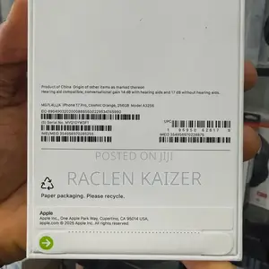 New Apple iPhone 17 Pro 256 GB Orange