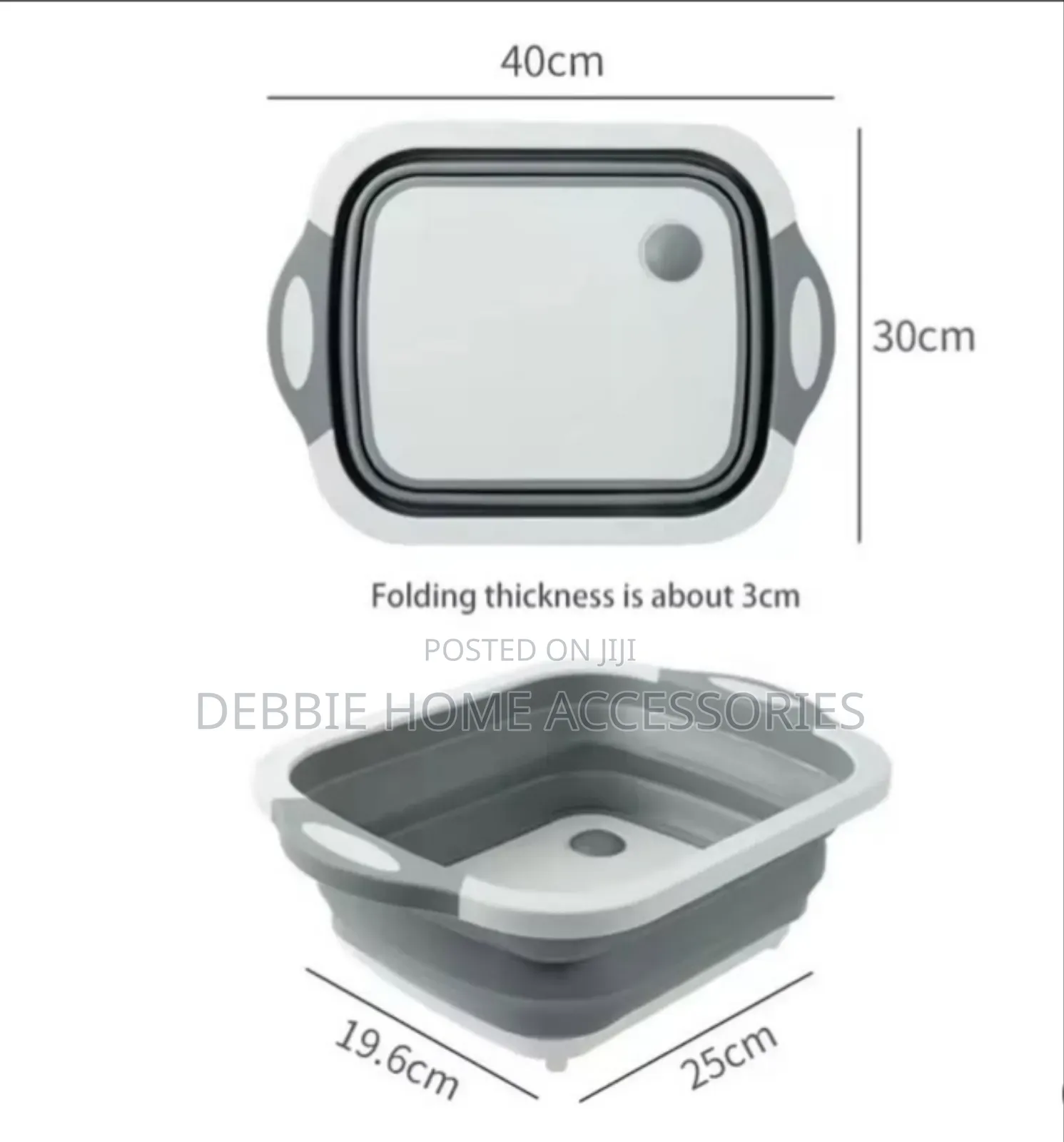 3-in-1 Collapsible Cutting Board
