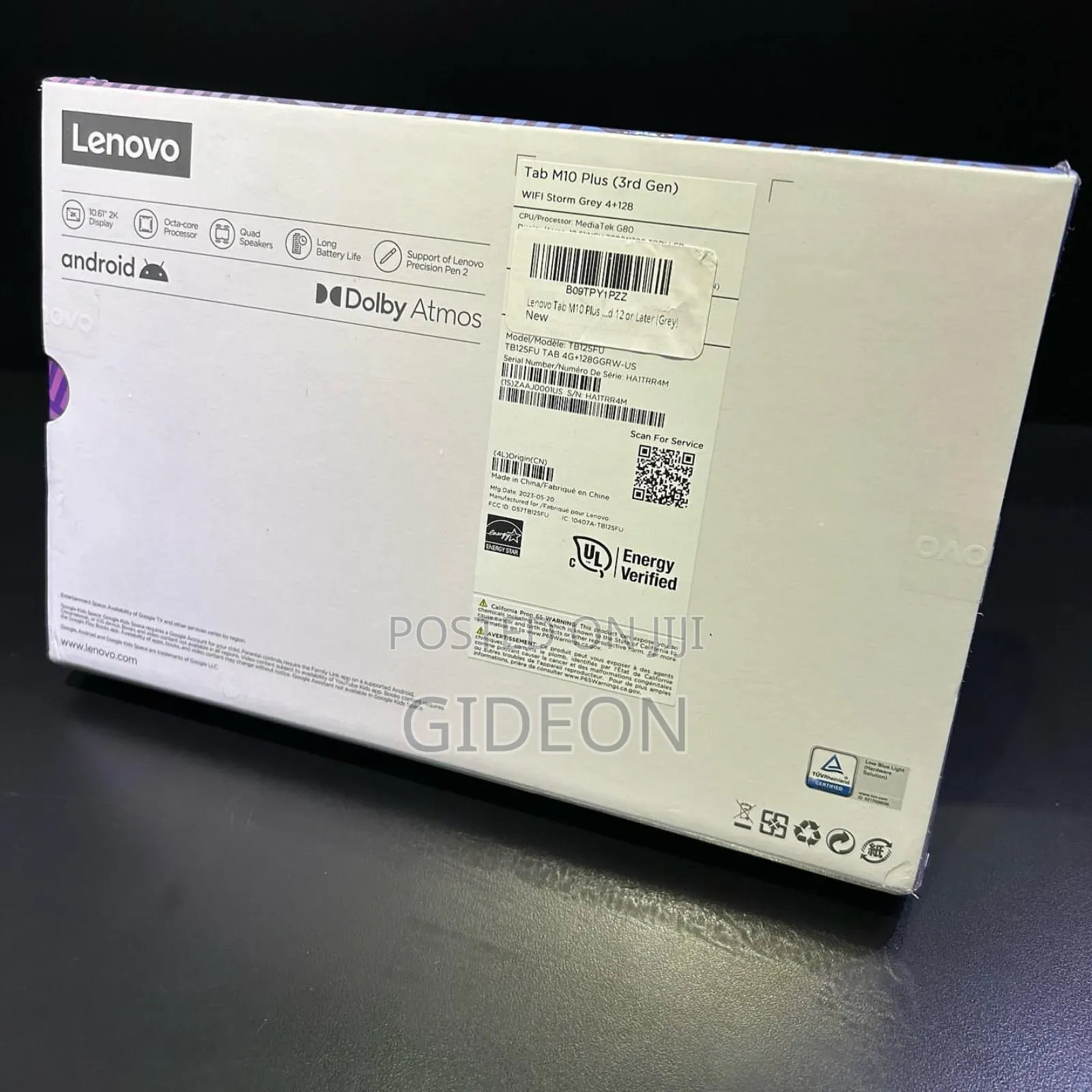 New Lenovo Tab M10 Plus (3rd Gen) 128 GB Gray