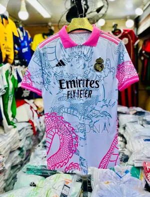 Real Madrid Jersey Pink Dragon