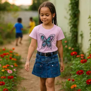 Skirt Jeans+ Blouse