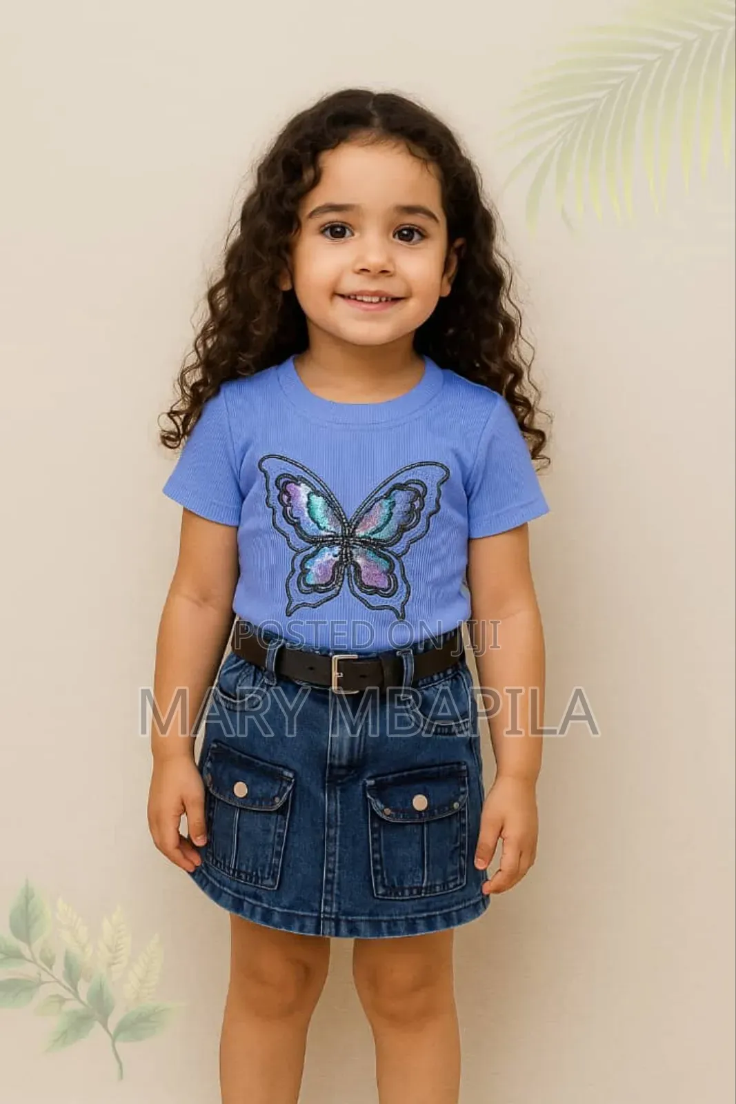 Skirt Jeans+ Blouse