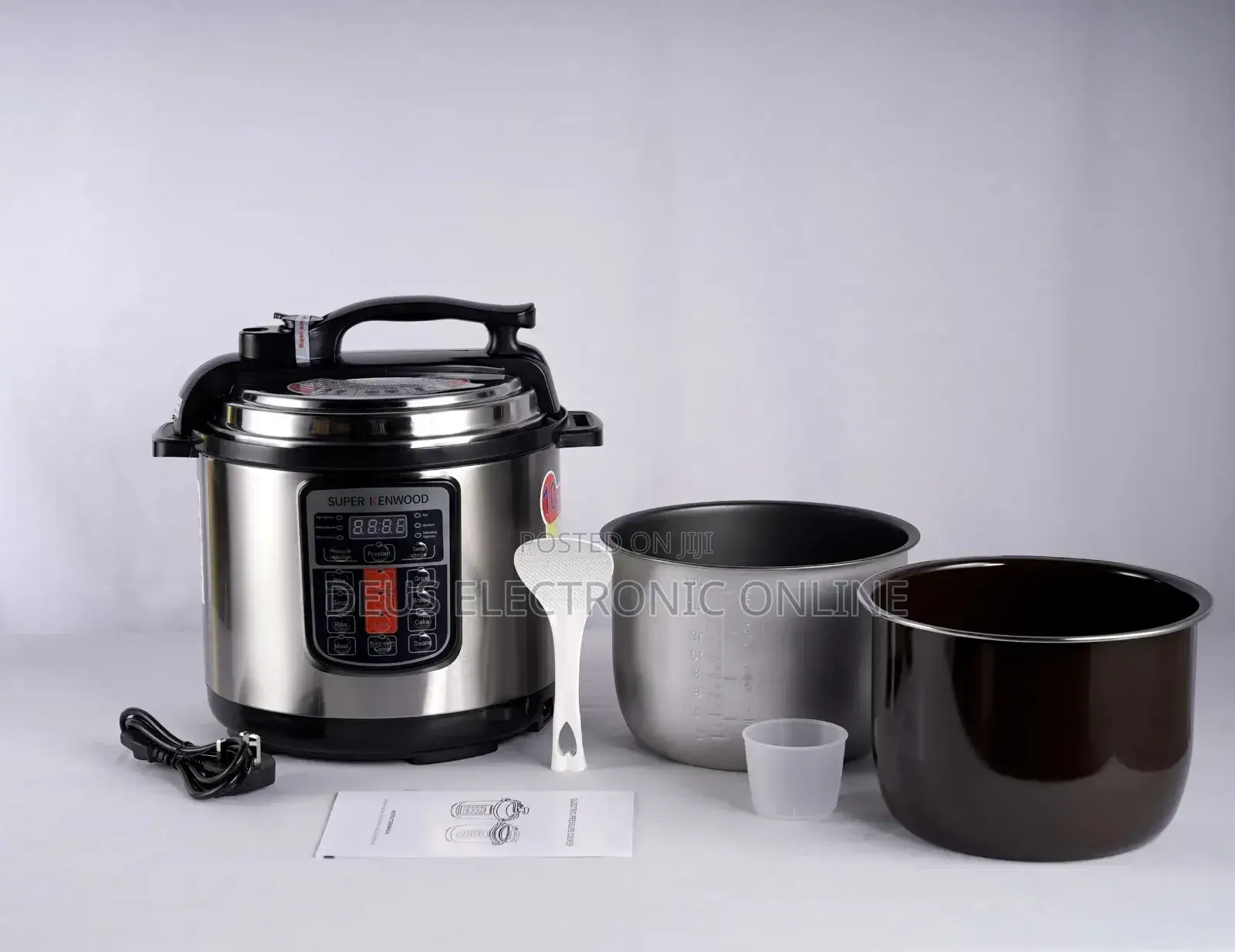 Electric Pressure Cooker 6l (Gold)
Sufuria 2