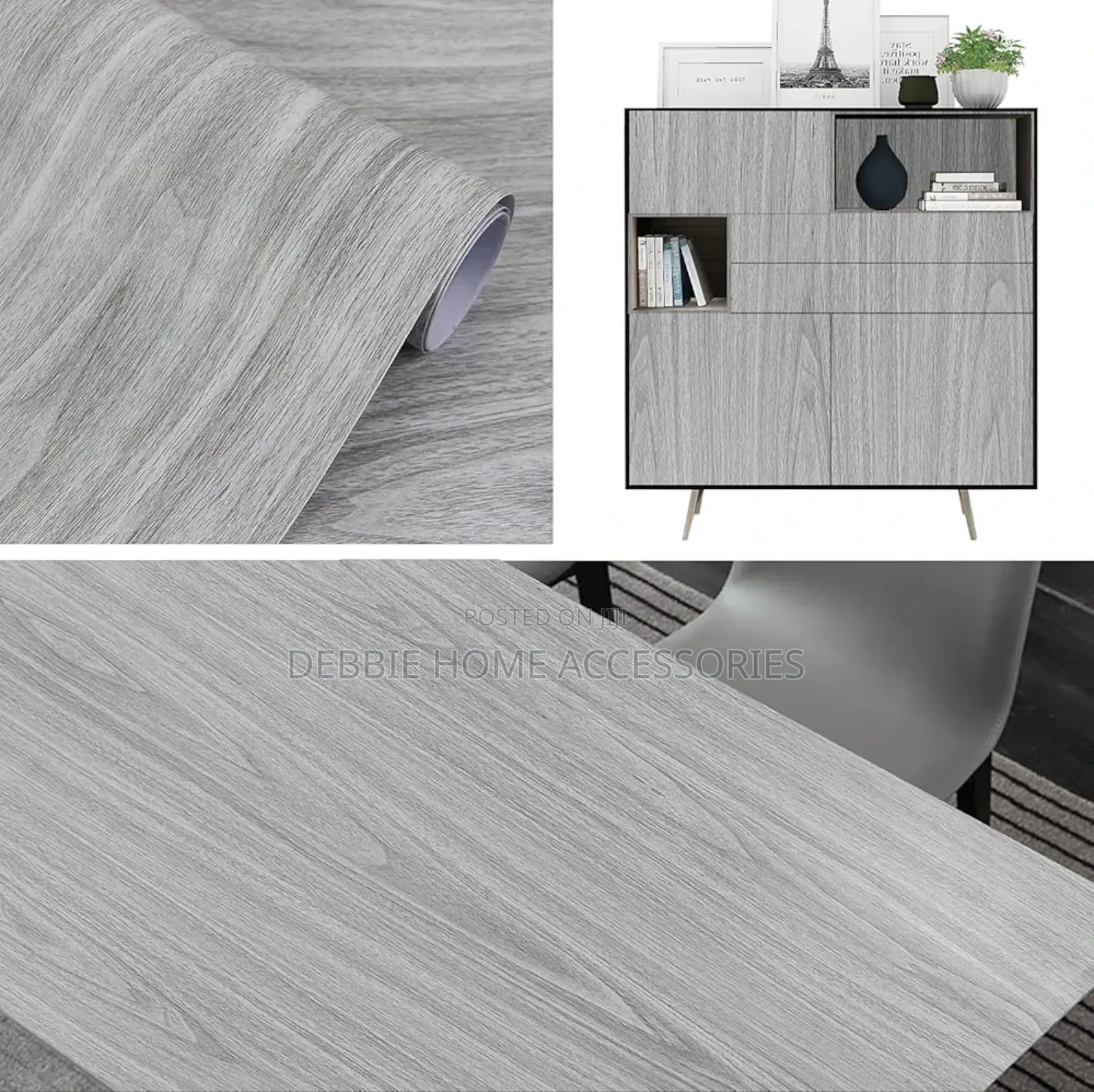 Gray Wallpaper 10m Size (Inagundi /Has Glue)