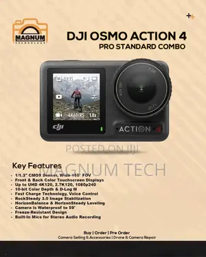 Dji Osmo Action 4 Pro Standard Combo
