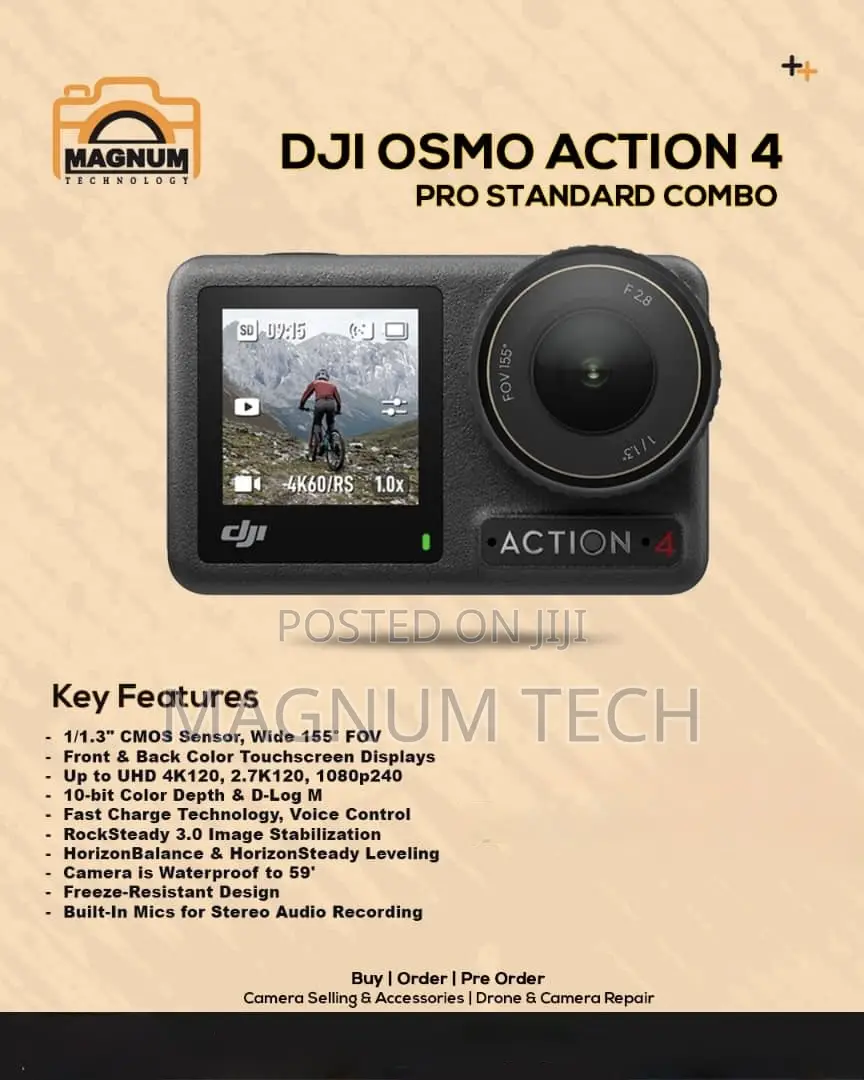 Dji Osmo Action 4 Pro Standard Combo