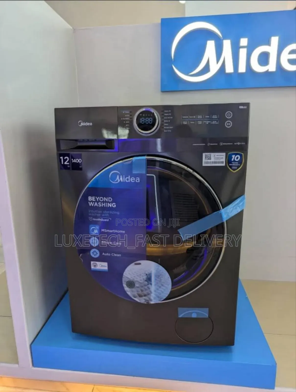 Midea Washing Machine 12kg Front Load Automatic With Wifi