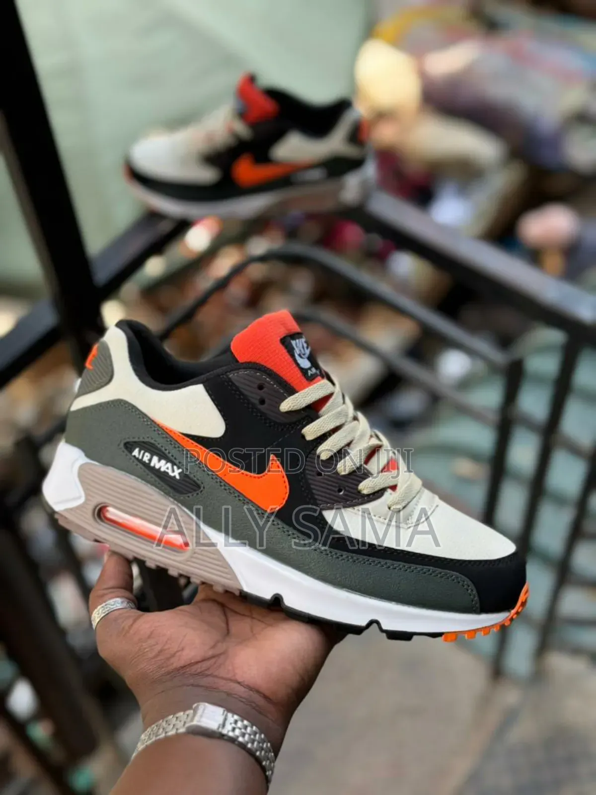 Mens Sneakers Airmax Material Leather Canvas