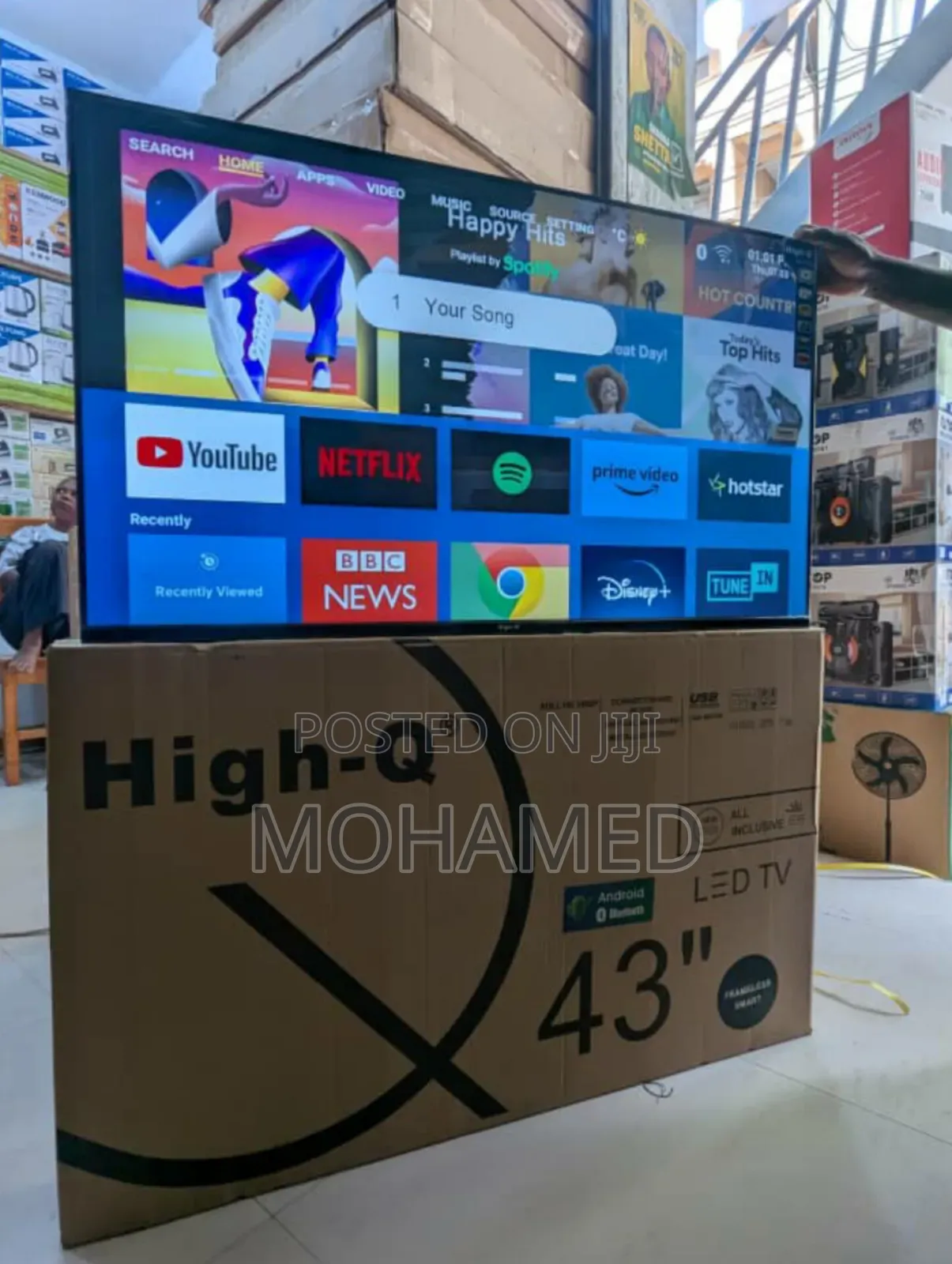 High Q Smart Tv Inch 43 Ina Bluetooth