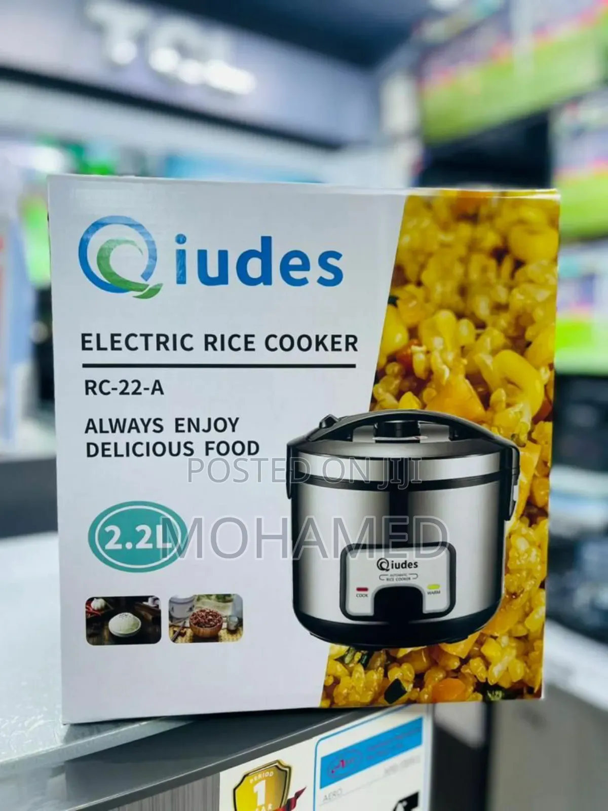 Qiudes Rice Cooker Lita 2.2