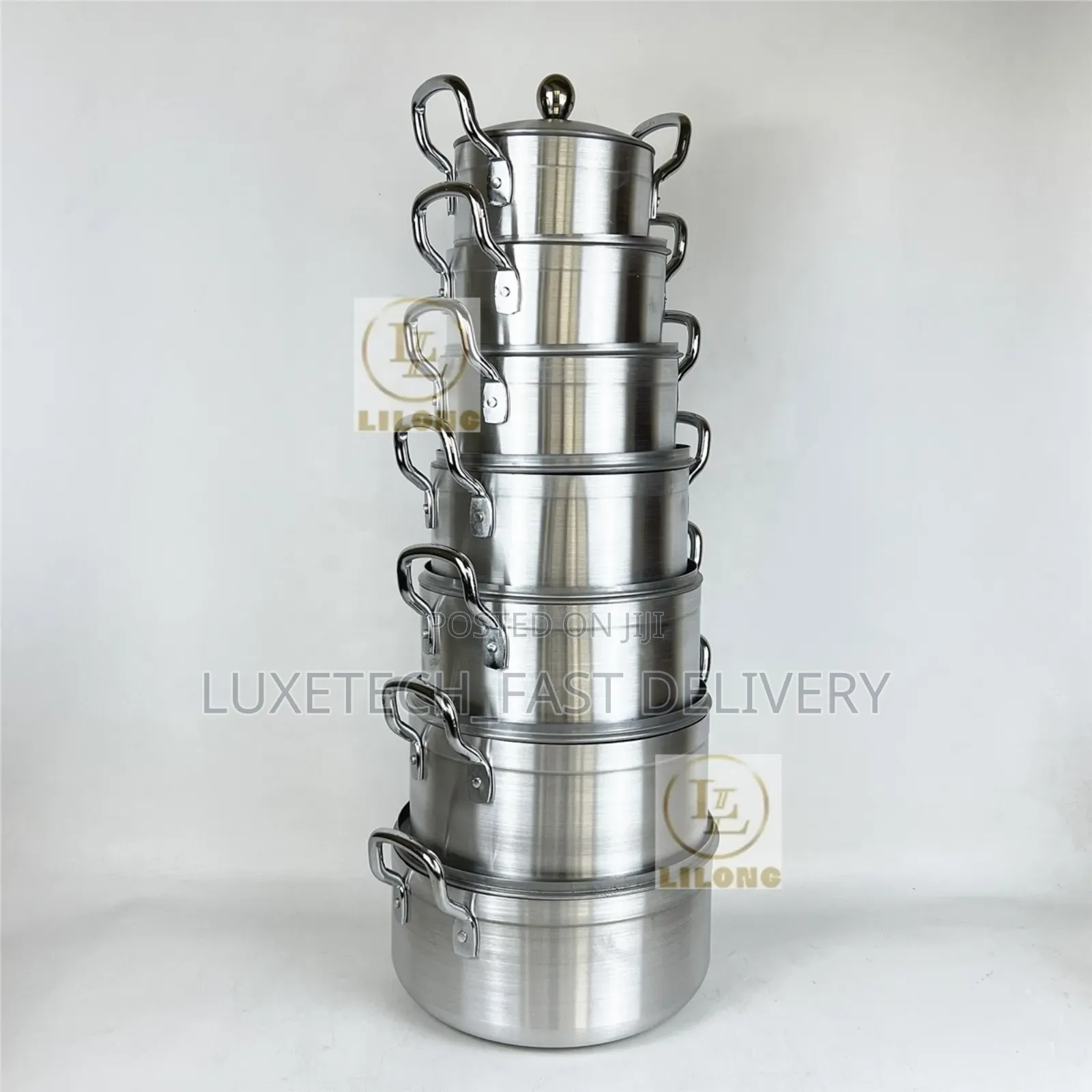 Aluminum Cookware Set 7-Piece - Sufuria (Cooking Pots)