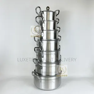 Aluminum Cookware Set 7-Piece - Sufuria (Cooking Pots)