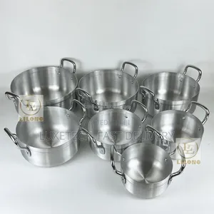 Aluminum Cookware Set 7-Piece - Sufuria (Cooking Pots)