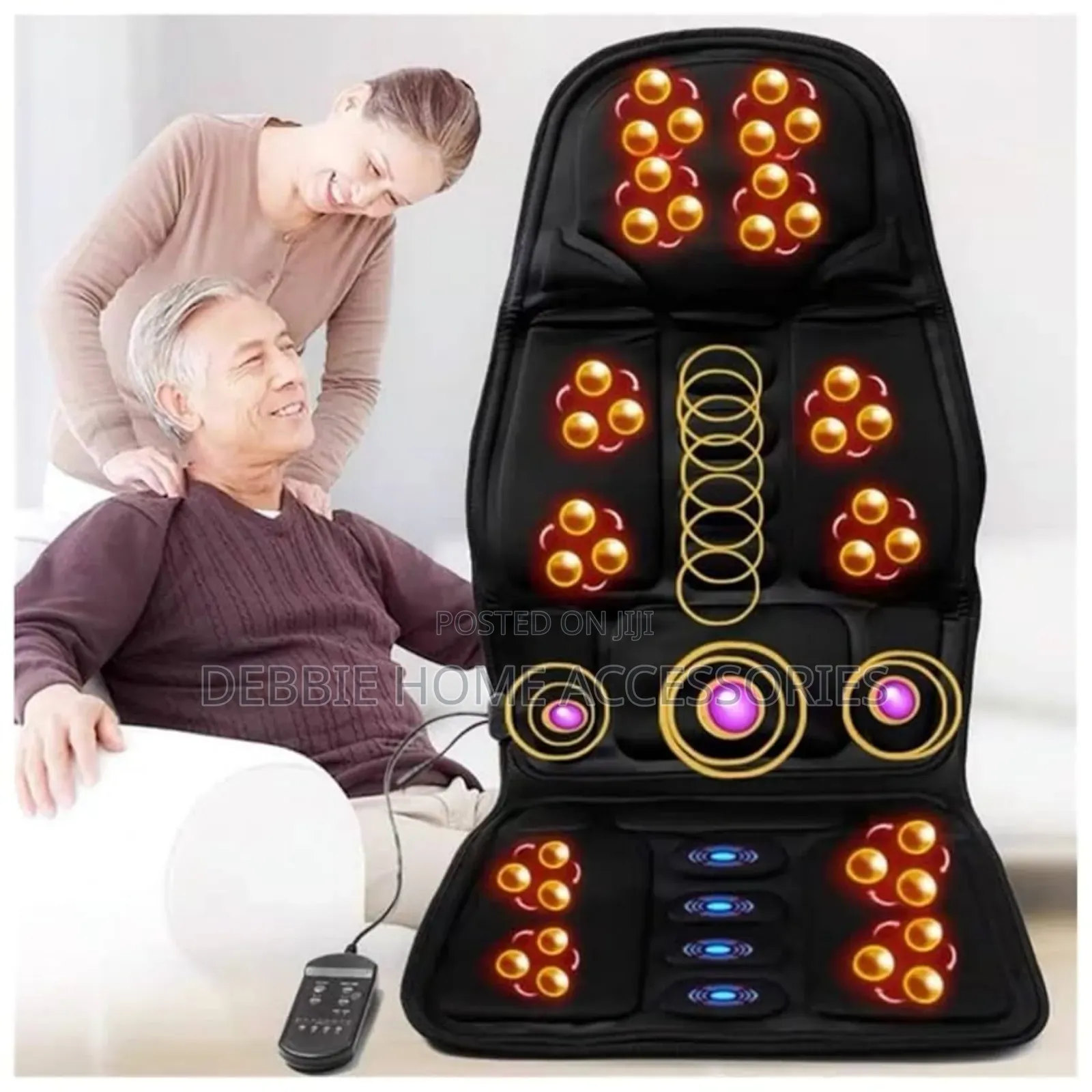 Car Home Electric Full Body Massage Mat Chair
