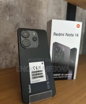 New Xiaomi Redmi Note 14 128 GB Black