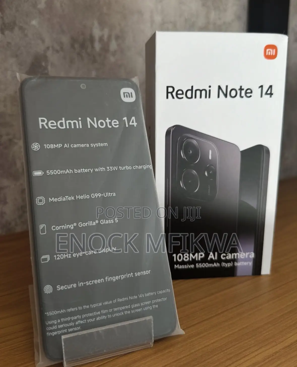 New Xiaomi Redmi Note 14 128 GB Black